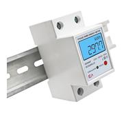 AC 220V 80A Din Rail LCD rétro-éclairage numérique compteur d'énergie monophasé kWh compteur de consommation d'énergie wattmètre réinitialisation électronique zéro
