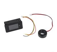 AC Compteur d'énergie avec double indicateur de tension 0-500V 0-100A pour régulateur de tension Surveillance industrielle Noir Nylon