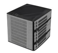 AC Cover for Outside Unit Waterproof - - Air Conditioner Debris Wrap Black | Black Full Mesh Outdoor AC Unit Cover for Rain Snow UV Rays | | Ventilation Daily Cleaning House Office AC Cover for Outside