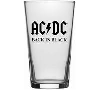 AC/DC Back in Black Indifférent Verre à bière transparent Verre 0,5 L