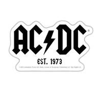 AC/DC Logo Noir Est. 1973 Autocollant Sticker