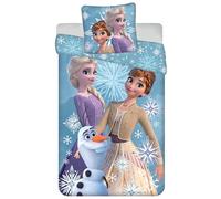 AC-Déco Disney - Parure De Lit en Coton la Reine des Neiges 3" - 140 X 200 Cm