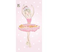 AC-Déco Serviette De Plage en Coton Ballerine - Rose - 70 X 140 Cm