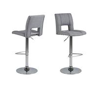 AC Design Furniture Sonia Lot de 2 tabourets de Bar en polyuréthane 41,5 x 115 x 52 cm (l x H x P) Marron