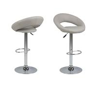 AC Design Furniture - Tabouret de bar, couleur Tortora, 1 pièce, Taupe