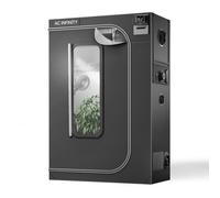 AC Infinity Cloudlab 642 - Advance Grow Tente de croissance 120 × 60 × 180 cm, barres d'acier de 25 mm, Mylar 2000D, réflexion maximale, grande fenêtre, support contrôleur