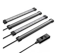 AC Infinity IONBEAM U4 - Barres lumineuses UV LED de croissance 28 cm, kit d'éclairage à 4 barres 365 nm et 395 nm, contrôleur numérique gradatif pour plantes