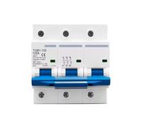 AC MCB Disjoncteur 3P 400V~50/60Hz 80/100/125A 10kA | Interrupteur de déconnexion PA66 à courant élevé AC MCB sur RAIL DIN triphasé(125A)