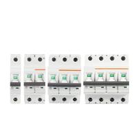 AC Miniature Circuit Breaker MCB C Curve 220V 230V | 1P 2P 3P 4P, 6A to 63A Current Options, Overload and Short Circuit Protection, 50/60Hz, 35mm DIN Rail Mounting(1P,20A)