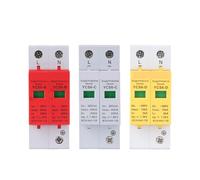 AC SPD 2P 385V House Surge Protector protection Protective Low-voltage Arrester Device AUOQKQUT(40-80kA red)