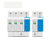AC SPD Din rail 1P+NPE 3P+NPE 50KA T1 T2 385V 255V House holde Surge Protector Protective Low-voltage Arrester Device CZAOINCU(1P NPE,385V)