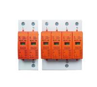 AC SPD Surge Protector 20KA-60KA 385V 2P/4P Mini Arrester Low Voltage Arrester Din Rail Household Protector 1Pcs (Size : 2P, Color : 20KA)