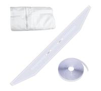AC Window Seal - AC Window Insulation No Drilling | Screen Cloth Baffle Replacement Cover, Ideal For Basement RV Draft Garage Noise Winter Repair