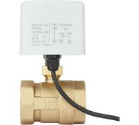 AC220V DN40 1-1/2" 2 voies 3 fils Robinet à tournant sphérique électrique motorisé en laiton