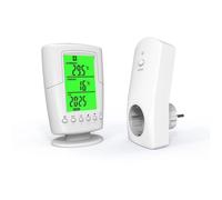 AC220V240V 16A petite prise de thermostat sans fil programmable ue TS2000EU HORLOGE