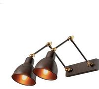 ACA Lighting Applique 2XE27 design métal rouille 39X30X36CM THALASSA EG168872WR