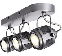 ACA Lighting Applique spot 3XGU10 gris métal 43X10X16CM KRYPTON AR2093W43G