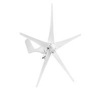 ACAGALA Générateur éolien 12 V 1200 W avec contrôleur de chargeur, 5 feuilles, type S, mini turbine éolienne, kit de générateur d'énergie claire, moulin à vent pour autoroutes domestiques, bateaux