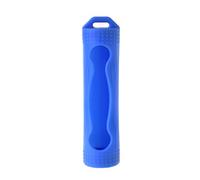 Acahhotxx Silicone 18650 pour étui peau enveloppant manchon antidérapant piles sac de protection pochette pochette support boîte support support étagère rangement conteneur pack housse sac