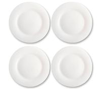 ACAN Tradineur - Pack de 4 Plats Modèle Elba Llano - 25 cm - Matériau Résistant - Passe au lave-vaisselle et au micro-ondes - Idéal pour la maison, la cuisine et la restauration.