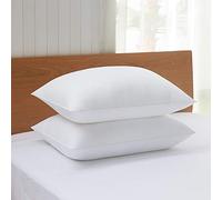 Acanva Lot de 2 oreillers de lit de Luxe, Collection hôtelière, Inserts Doux pour Dormir, Respirants et Confortables pour Personnes Dormant sur Le Ventre et sur Le Dos, Taille Standard