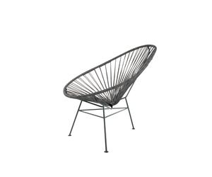 AcapulcoDesign Chaise Acapulco Cuir Noir