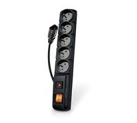 acar Multiprise F5 IEC IEC IEC IEC 5 Prises avec parasurtenseur et câble de 1,5 m