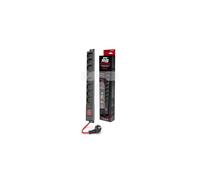 ACAR R8 Power 5M Multiprise 8 prises 230V PL noire 16A W2452