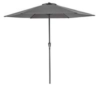 ACAZA Parasol Droit Ronde | En aluminium, Pour jardin et balcon extérieur, Protection UV solaire, Hauteur réglable