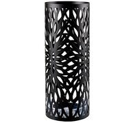 ACAZA Porte-parapluies rond en métal, support pour parapluies ou bâtons de marche, noir mat