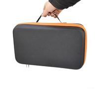 Accarugty Boîte à outils rigide portable pour outils d'électricien, étui de rangement robuste avec fermeture éclair, organiseur en tissu Oxford, pour l'amélioration de la maison et les voyages, gris