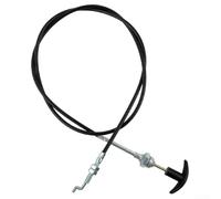 Accarugty Câble de commande d'embrayage inversé 142 cm avec extrémité courbée en Z pour tondeuse à gazon, compatible avec OEM 946-04058 746-04058 946-04008