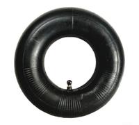 Accarugty Chambre à air 4.10/3.50-4 - Pièce de rechange pour chariot de golf, pneu en caoutchouc de 10,2 cm, vessie de roue de tondeuse à gazon, chambre à air de valve courbée AV - Brouette (1 pièce)