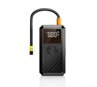 Accarugty Compresseur d'air et démarreur de voiture, 12 V, gonfleur de pneu portable avec affichage numérique, pompe à double cylindre rapide de 30 l/min pour assistance routière
