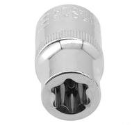 Accarugty Douille de type E 1/2" femelle pour liquet Outil à main en métal haute dureté E10 E12 E14 E16 E18 E20 E22 E24 Tailles (E14)