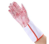 Accarugty Gants de clôture antidérapants pour équipement d'épée en aluminium, tissu en nylon et coton respirant, main gauche et droite, design ergonomique pour une prise en main stable (main droite L)