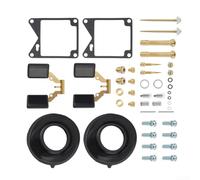 Accarugty Kit de réparation de carburateur pour XV920, 2 ensembles de composants durables pour restaurer les flux de carburants, compatible avec les modèles 1981 1982 1983 Solution d'entretien du