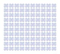 Accarugty Lot de 100 clips pour système de nivellement de carrelage, entretoises transversales en plastique pour pose de sol et mur, assurant un alignement uniforme dans les projets de construction