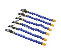 Accarugty Support de fer à souder avec bras flexibles, pince de table pour réparation de soudage PCB, base en alliage d'aluminium avec col de cygne réglable (6 bras)