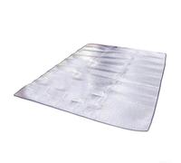 Accarugty Tapis de camping en feuille d'aluminium, couverture de pique-nique imperméable, tapis de sol pour tente, tapis de couchage thermique, tapis d'ombrage de plage, isolation en mousse EVA (200 x