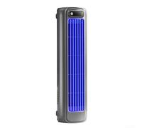 Accarugty Ventilateur d'air portable, rechargeable de 2000 mAh et refroidisseur mural, ventilateur tour silencieux à 3 vitesses, pour chambre à coucher, bureau, salon, réglable verticalement (noir)