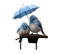 Accent de Jardin - Décoration de Piquet d'oiseau céruléen, Ornement de lit Floral extérieur | Ornement d’Oiseau en Acrylique, marqueur d’Affichage de Paysage, Insert de décoration de Chemin | C