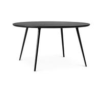 Accent Dining Table chene d 140 Mater Chêne Laqué Teinté Noir - 5704794014278