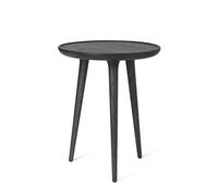 Mater Accent Table Basse Chêne Teinté Noir Entre Ø45