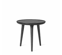 Accent Table Basse Chêne Teinté Noir Petit Ø45