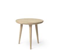 Accent Table Basse Mat en Chêne Laqué Petit Ø45