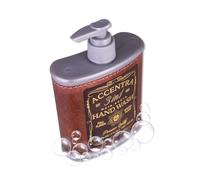 Accentra Distributeur de Savon Whiskey, Savon à Main Special Blend en Optique de Bouteille d'alcool, flasque, Distributeur à Pompe de 330ml, Savon Liquide, Parfum : Bouleau & cèdre, Hommes, père