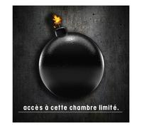 Accès Chambre Limite Bombe (15x15cm) - Sticker/Autocollant