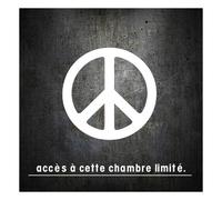 Accès Chambre Limite Peace (20x20cm) - Sticker/Autocollant