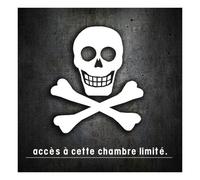 Accès Chambre Limite Pirate (20x20cm) - Sticker/Autocollant
